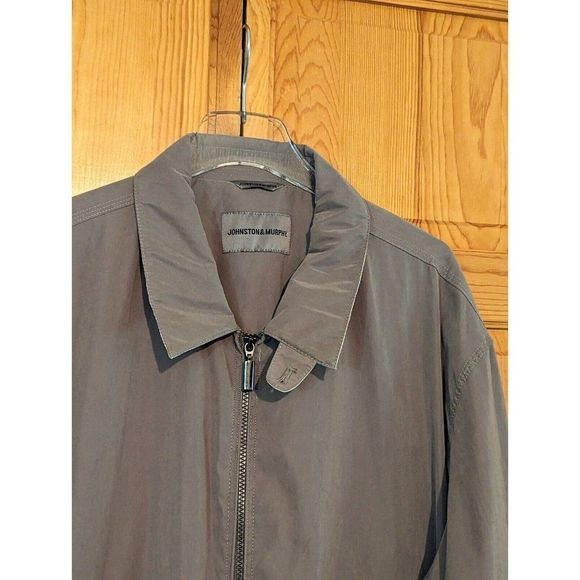 Johnson & Murphy Men's XXL Golf Windbreaker Jacket Classic Khaki Tan - Picture 2 of 12